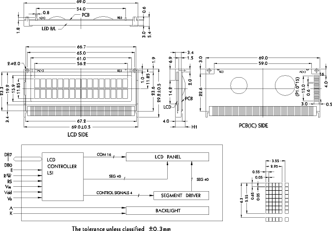 LCD- PC1602T