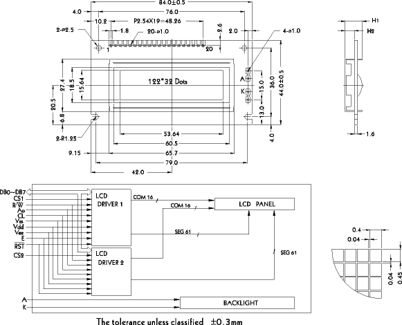 LCD- PG-12232-A