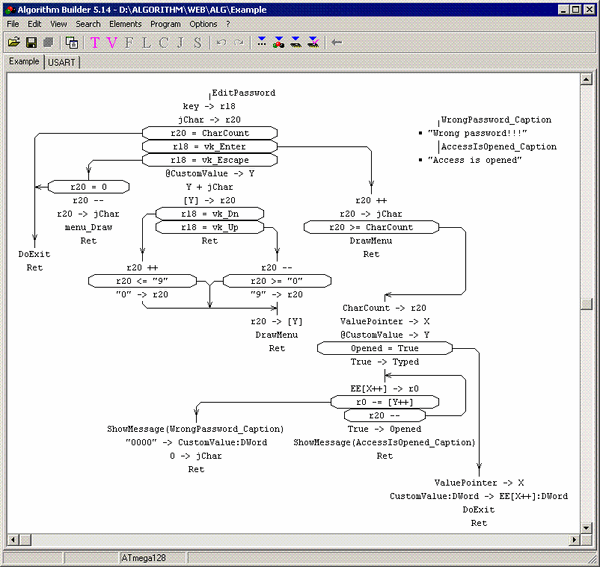   IDE AlgorithmBuilder